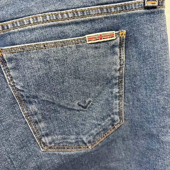 Hudson Riley Luxe Crop Raw Hem Straight Jeans 28 c20 - Picture 6 of 10